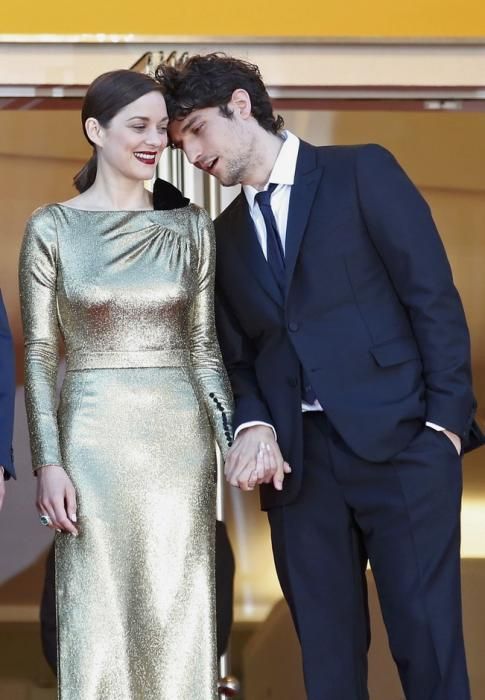 Cast members Marion Cotillard and Louis Garrel ...