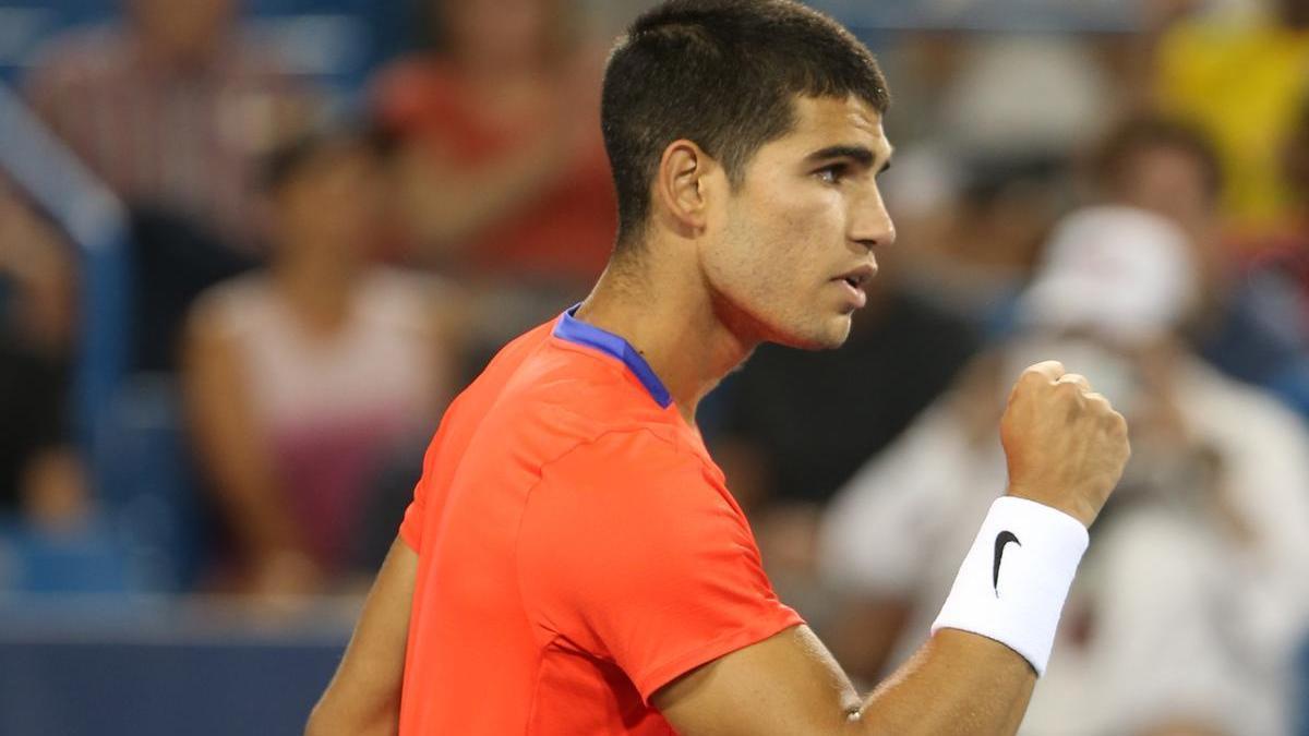 Carlos Alcaraz muestra su confianza tras pasar a los cuartos de final del Masters 1000 de Cincinnati