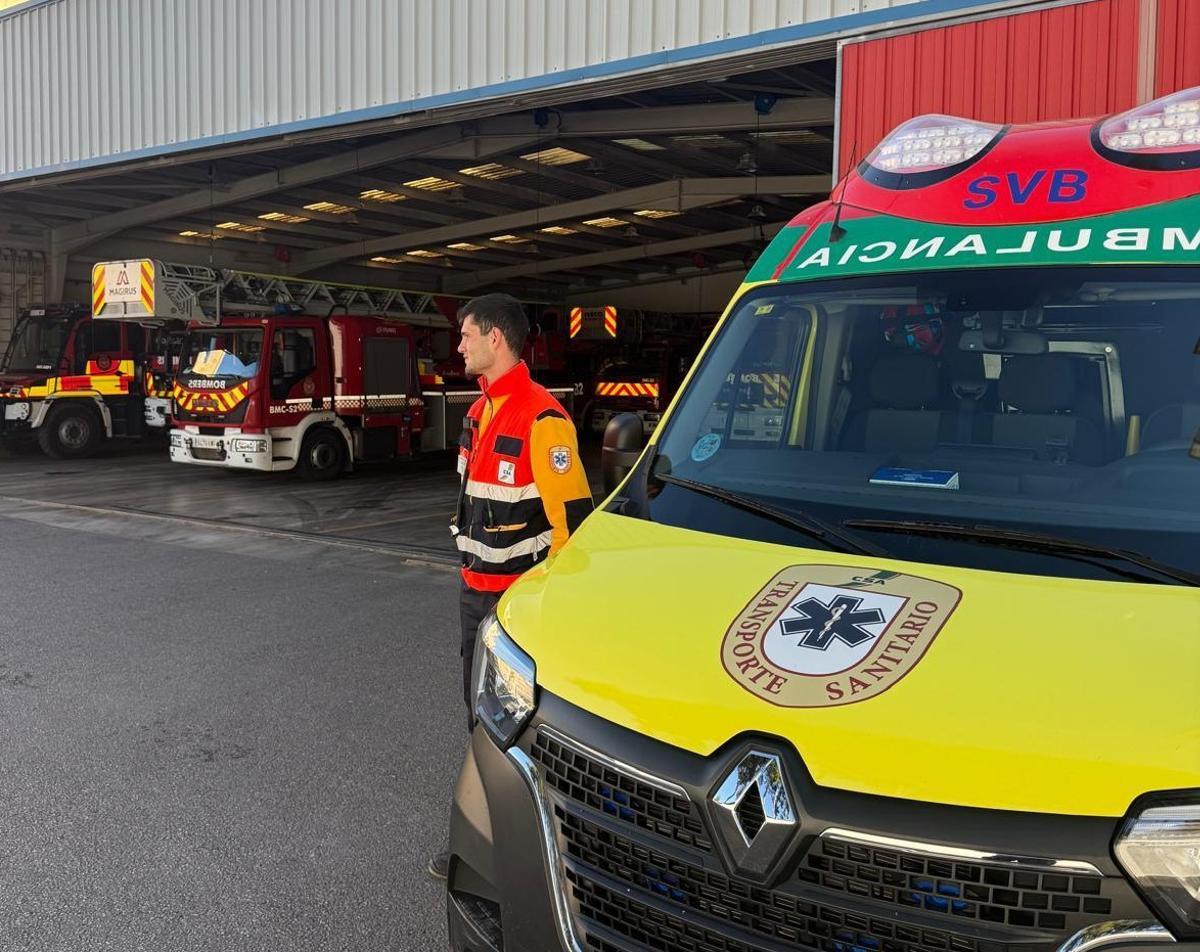 Soporte vital básico que acompaña a los bomberos de Castelló.