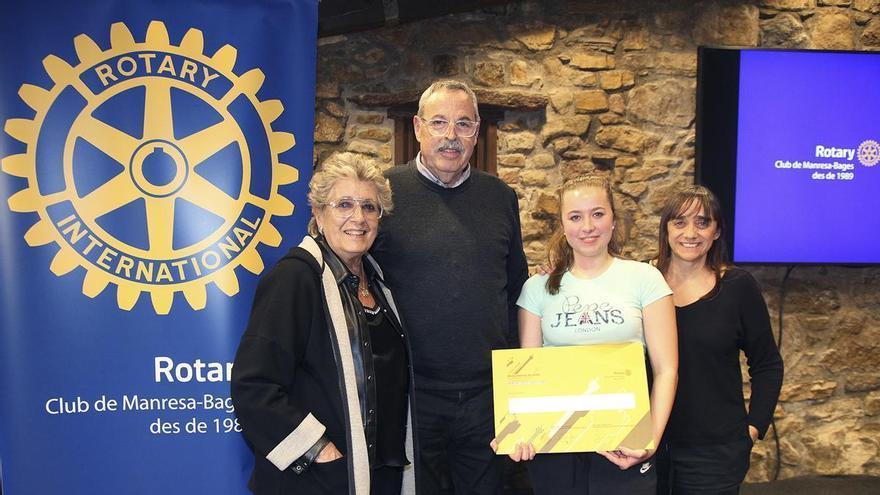 Una alumna de l’INS Quercus guanya el premi Protagonistes del Demà del Rotary Club de Manresa-Bages