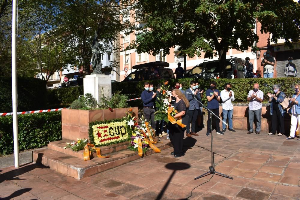 Acte institucional Diada 11-S a Berga