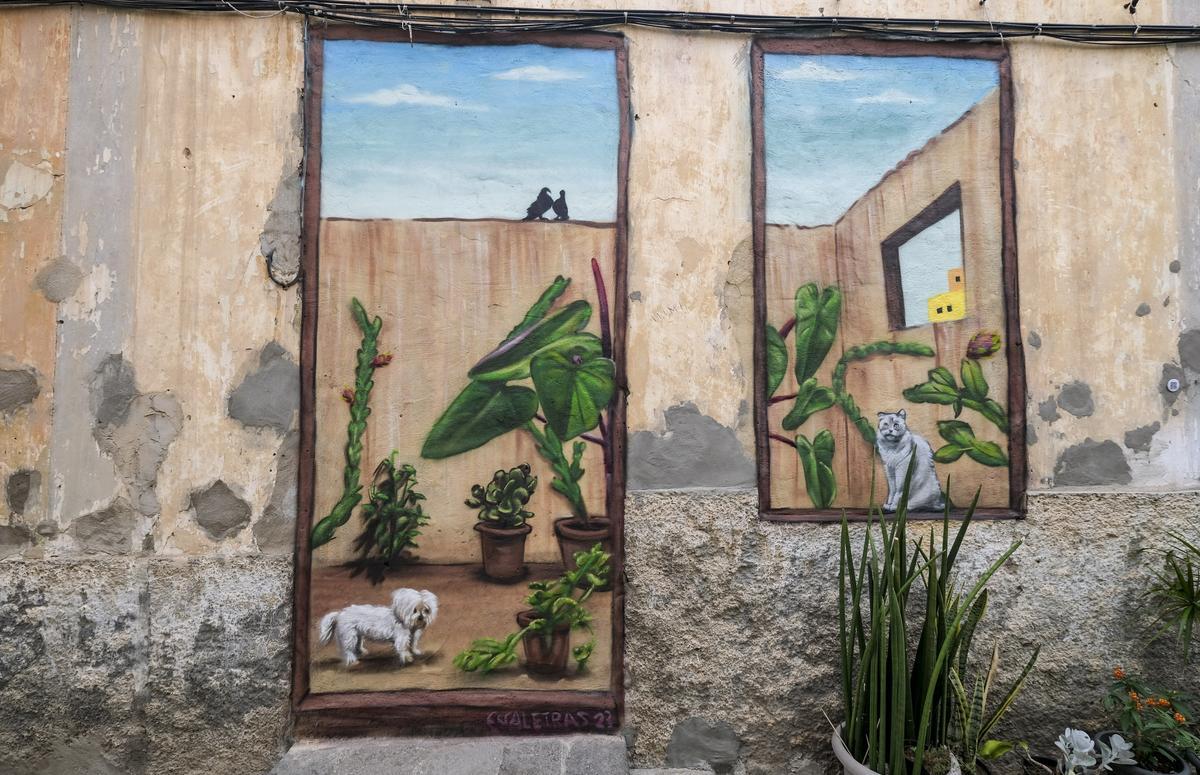 Proyecto Escaletras: murales en los riscos