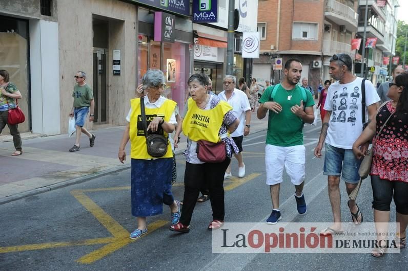 Más de cien voces piden en Murcia "acoger refugiados ya"