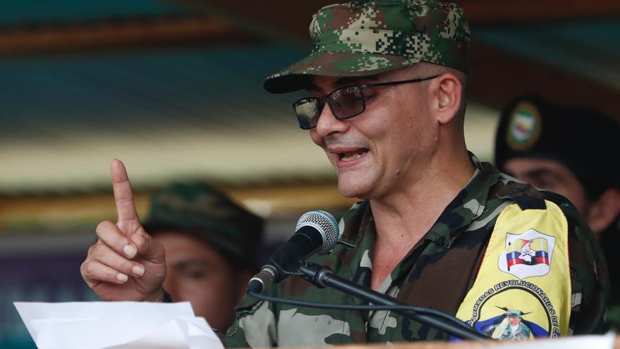 Fotografía de archivo de 'Iván Mordisco', comandante general de la disidencia de las FARC.