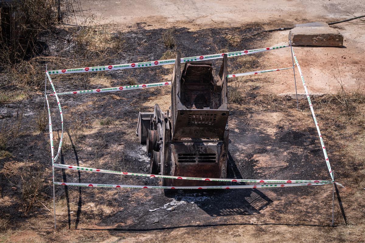 L’origen del foc de Sentmenat va ser una fallada elèctrica