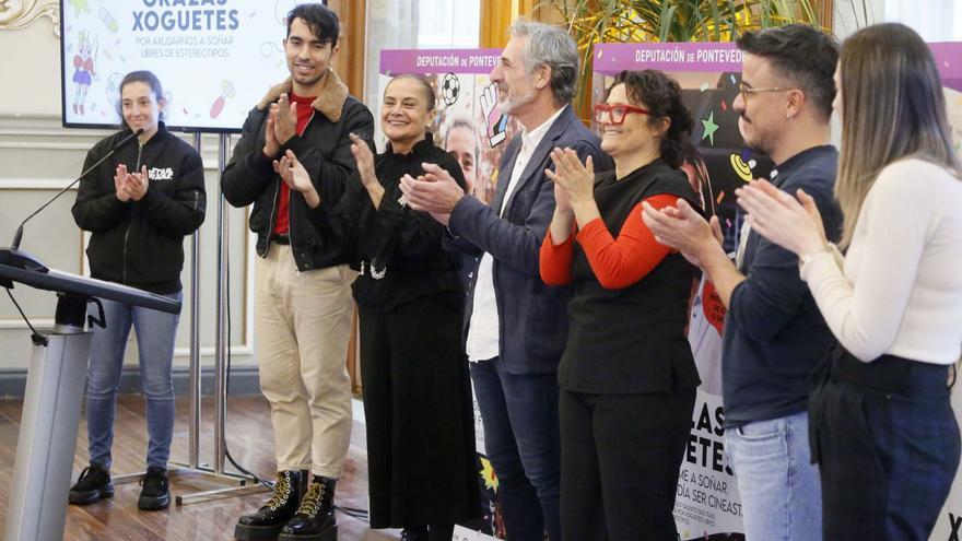 Presentación de la campaña, con algunos de sus protagonistas.