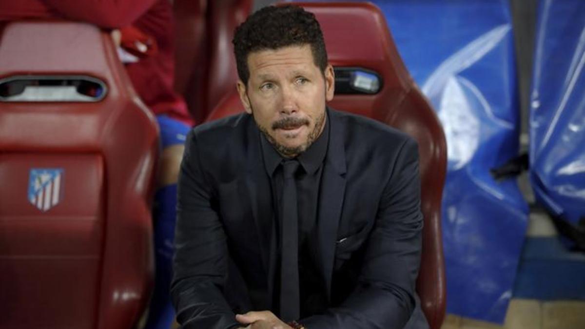 Diego Simeone, entrenador del Atlético