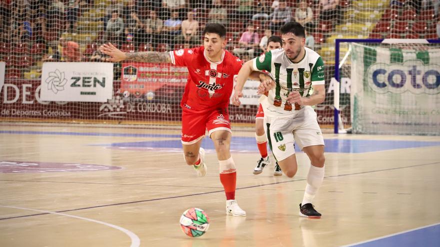 La insistencia le vale al Córdoba Futsal para firmar un valioso empate contra el Jimbee Cartagena