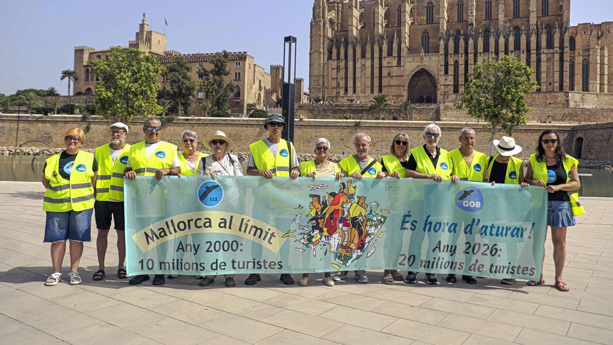El GOB confía en que la manifestación contra la masificación turística sea masiva.