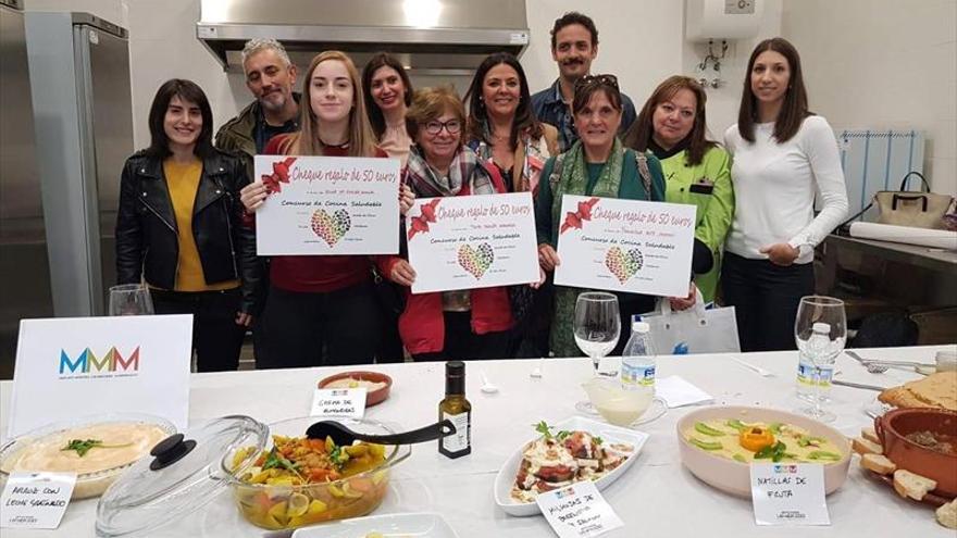 Tres platos saludables ganaron un concurso