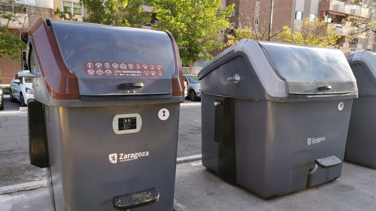 Así son los nuevos contenedores de materia orgánica que los vecinos de Zaragoza deberán usar.