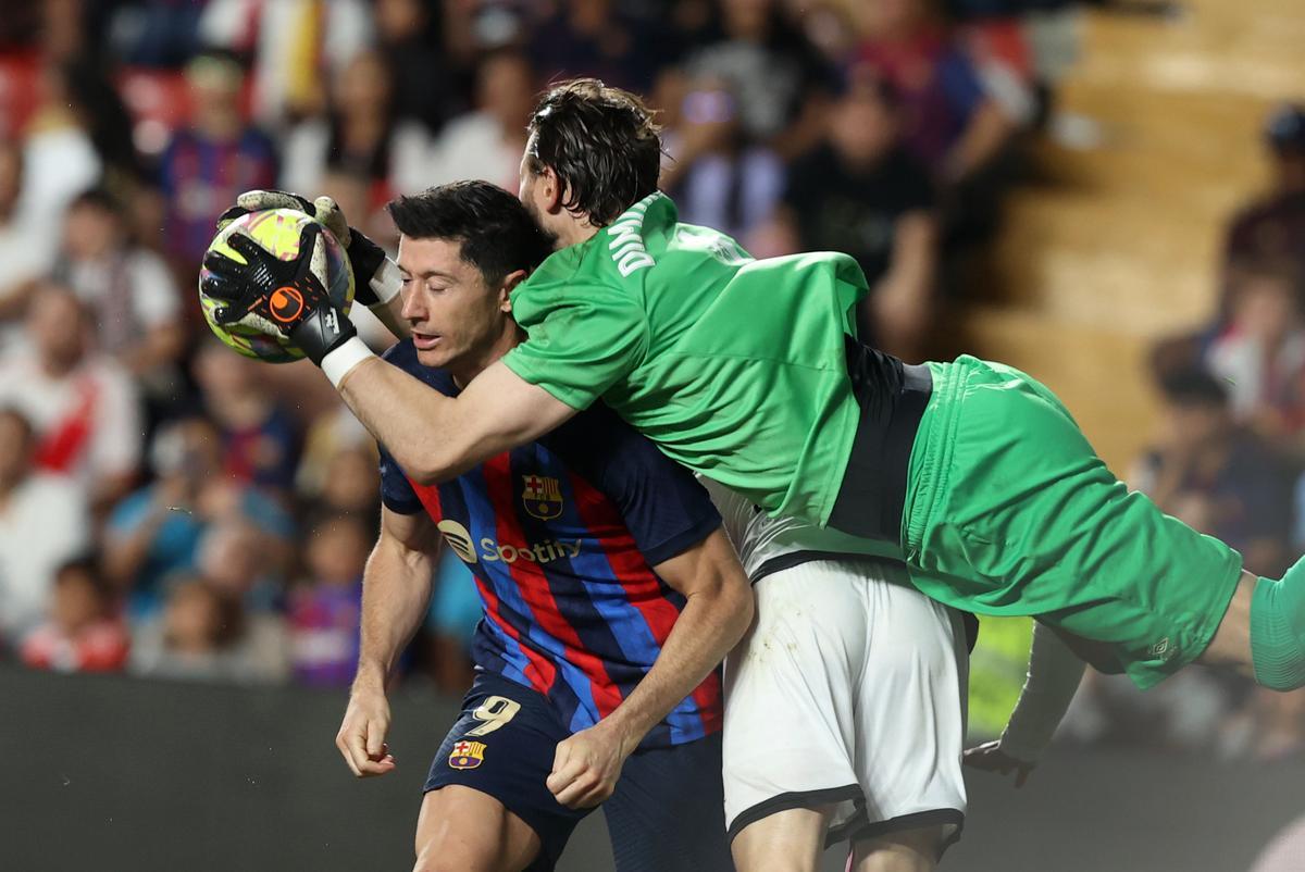 Imagenes de la derrota del Barça ante el Rayo por 2-1