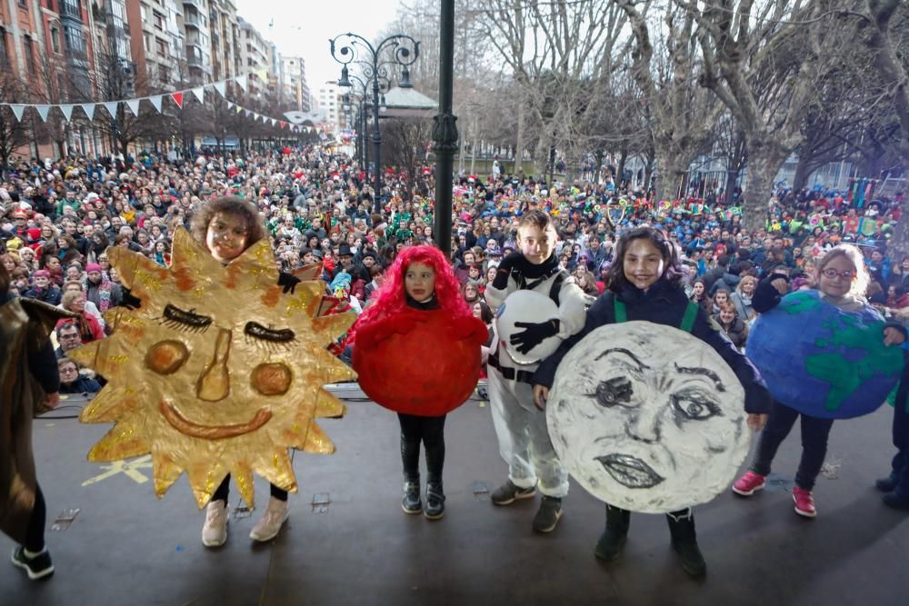 Carnaval en Gijón 2018: entrega de premios a los mejores disfraces.