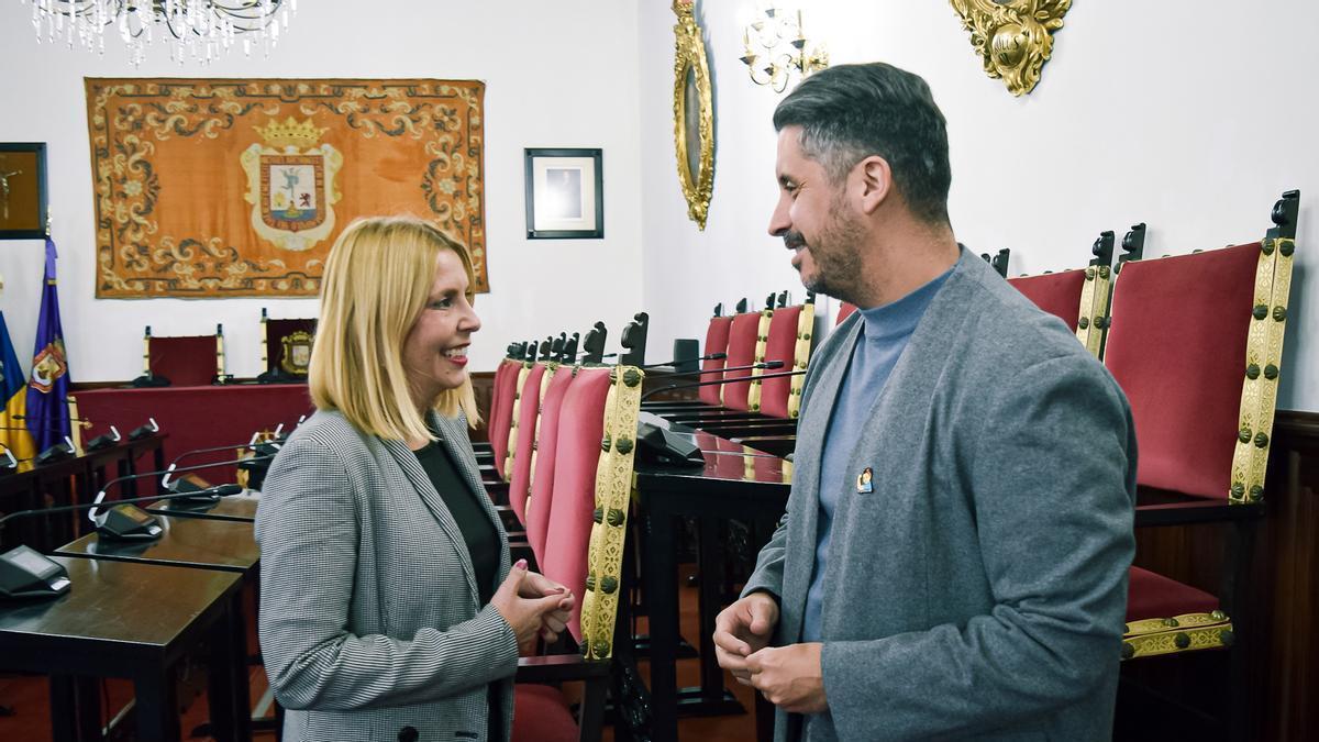 Luis Yeray Gutiérrez y Carla Cabrera.