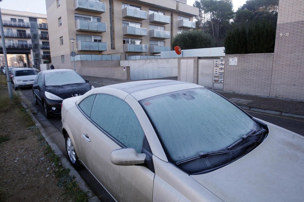 Glaçades i temperatures baixes a la província de Girona