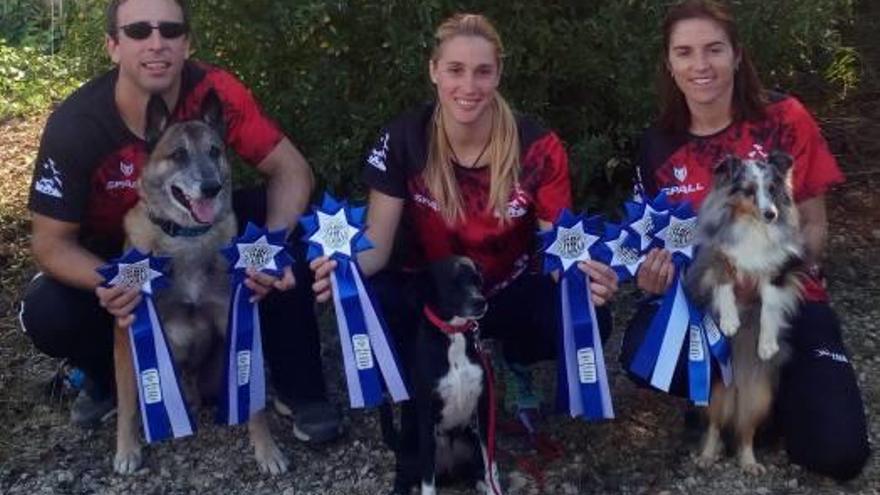 El Esportiu Agility Almussafes consigue tres victorias en las dos pruebas estrella