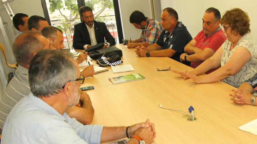 Un moment de la reunió per tractar la problemàtica de la seguretat