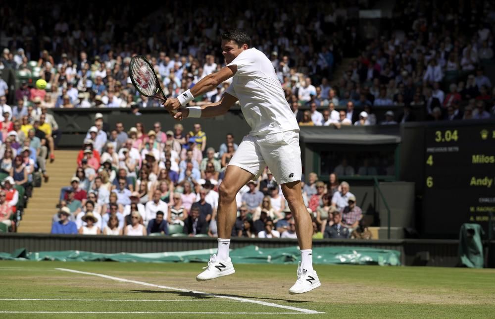 Andy Murray ha conquistado Wimbledon por segunda ocasión ante Raonic.