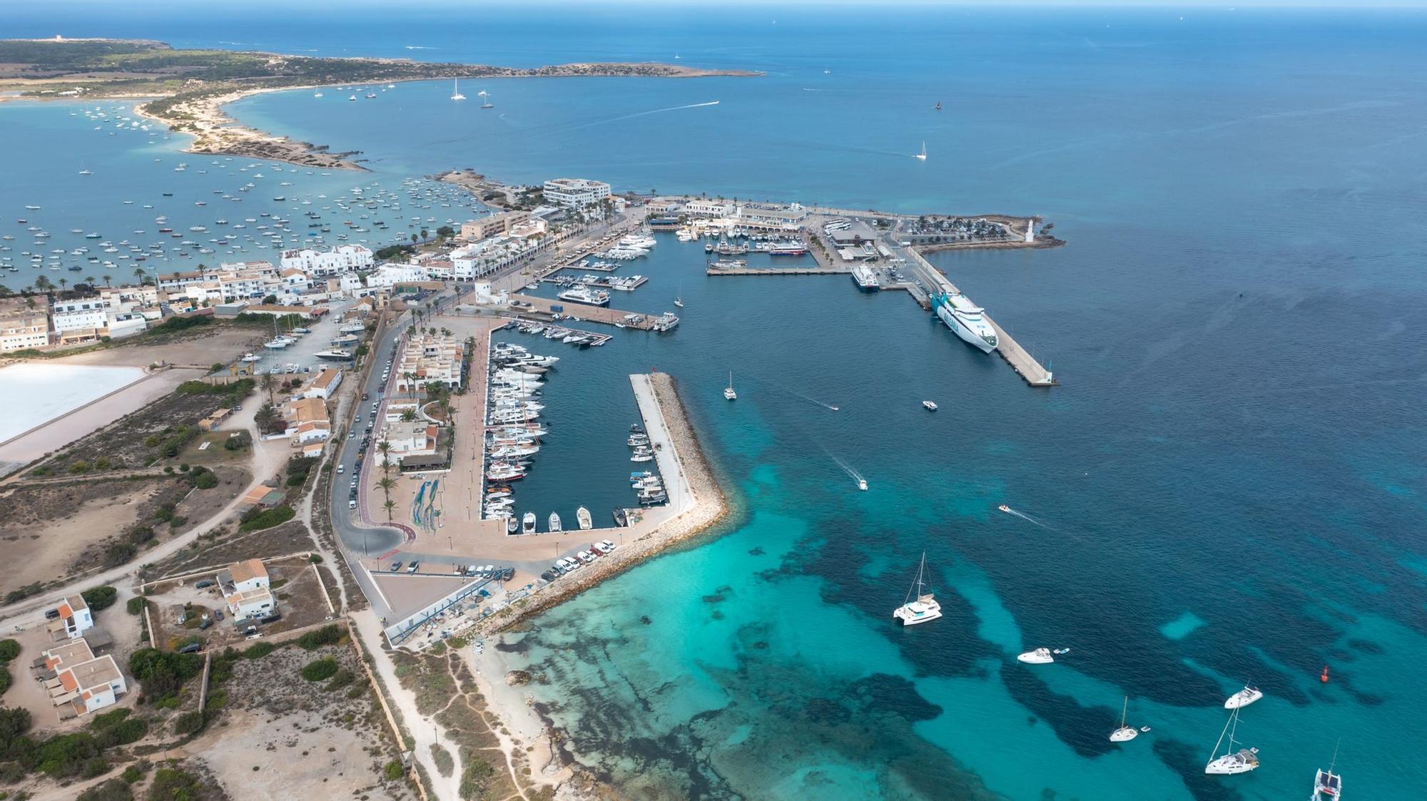 Las espectaculares imágenes de Formentera desde el aire.