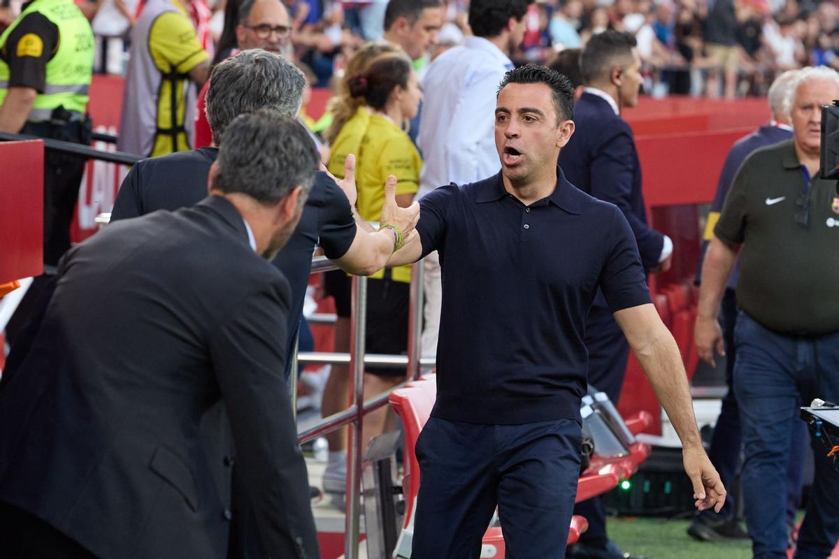 Sevilla FC - FC Barcelona, el partido de la jornada 38 de LaLiga EA Sports, en imágenes.