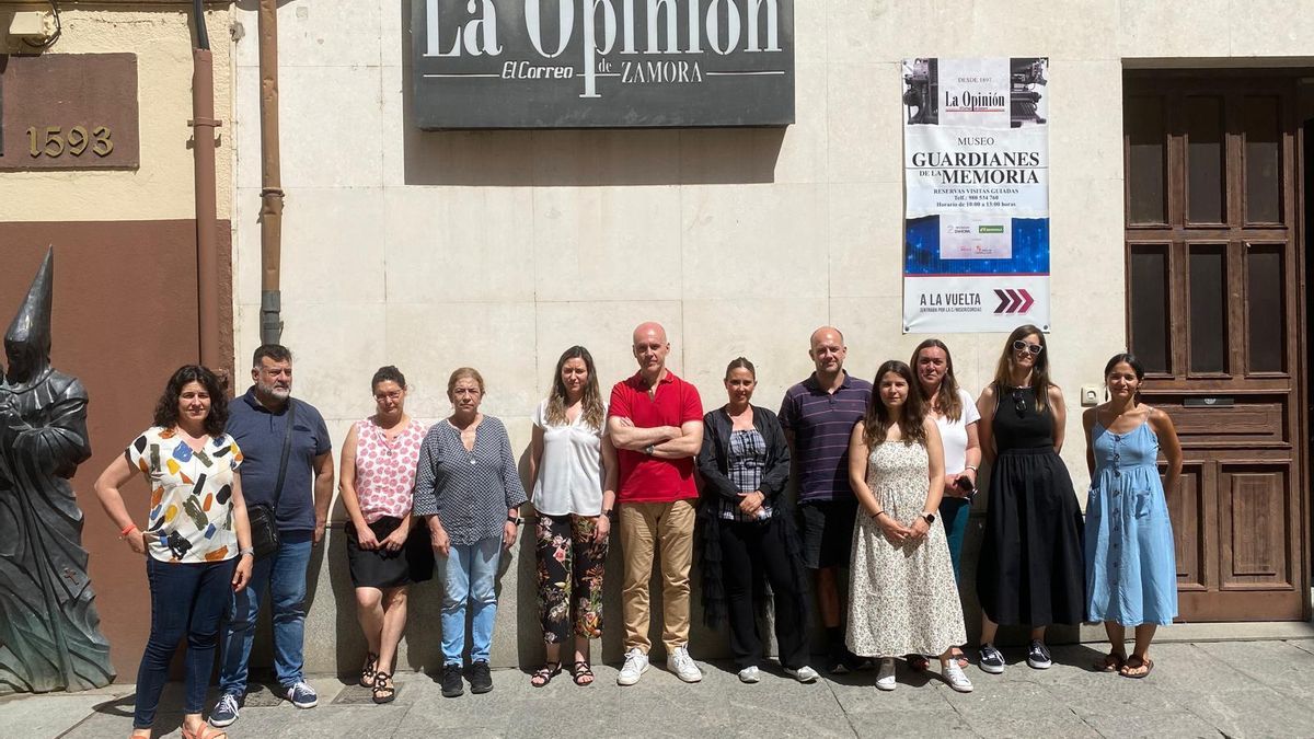 Parón a las puertas de La Opinión-El Correo de Zamora