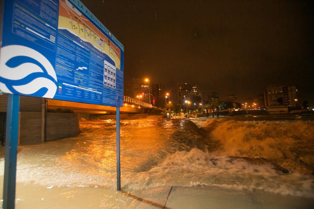 El temporal inunda Alicante