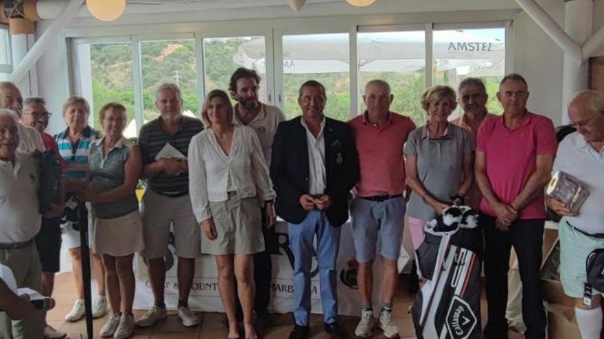 Participantes de la prueba de golf senior de Marbella. | L.O.