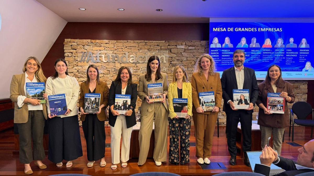 Representantes de la parte de sostenibilidad de grandes empresas.
