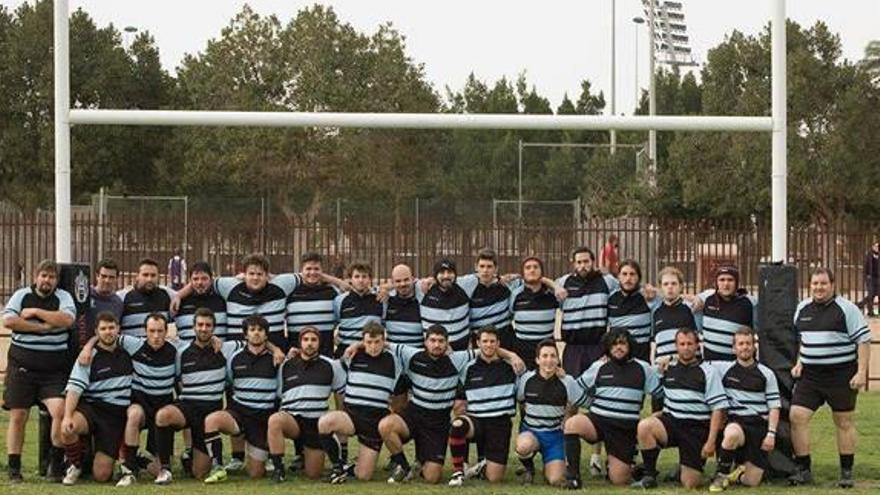 Formación del Tarafa Rugby Club de Aspe.