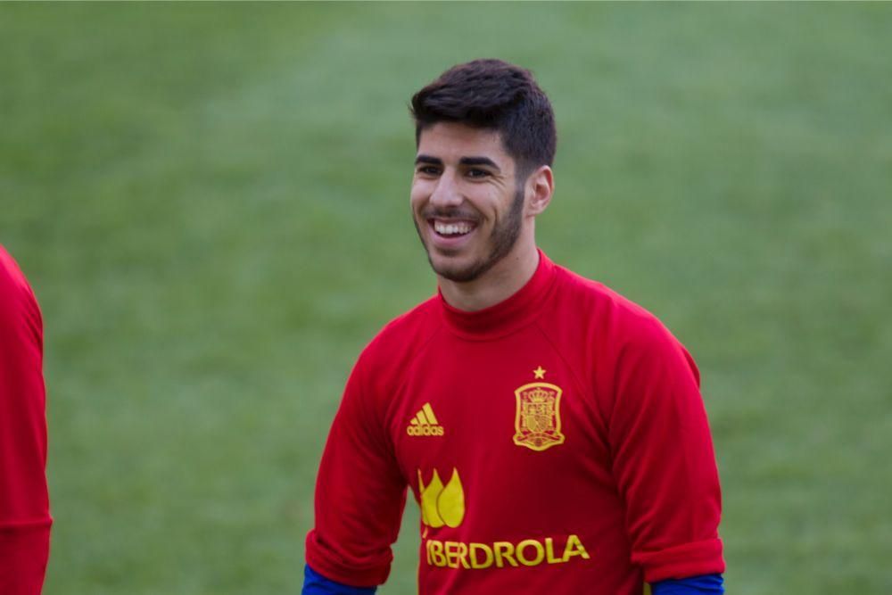 Entrenamiento de la Selección Sub-21 en Murcia