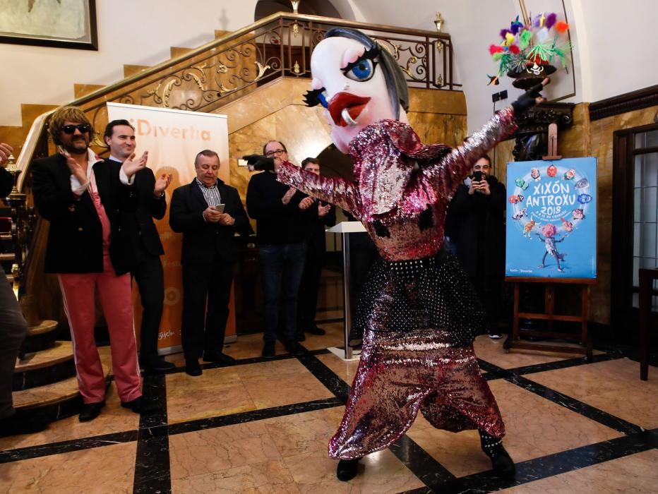 Presentación del Antroxu en Gijón