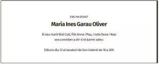 Maria Garau Oliver