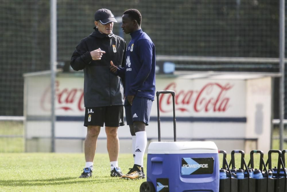 Entrenamiento del Real Oviedo