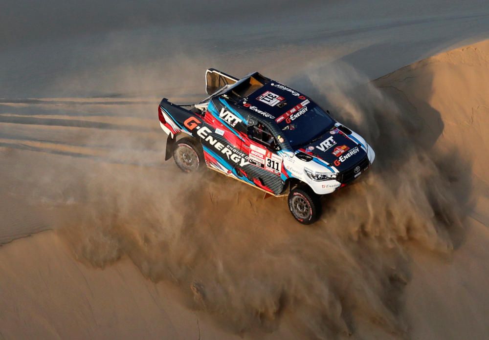 Las fotografías de la segunda etapa del Dakar.