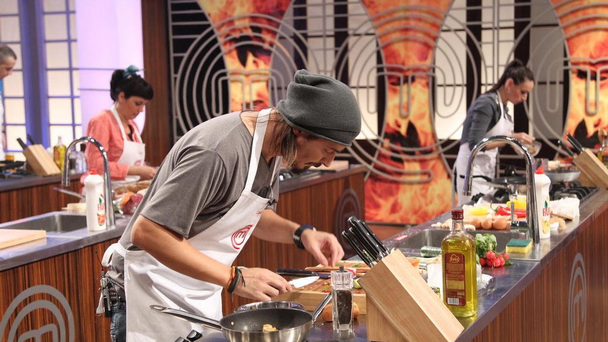 Victor Nemes durante el popular concurso de televisión.