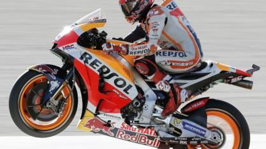 Marc Márquez no va tenir rival als entrenaments oficials