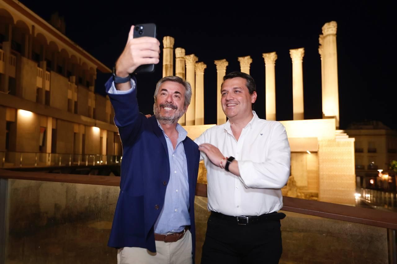 El Templo Romano estrena su nueva iluminación