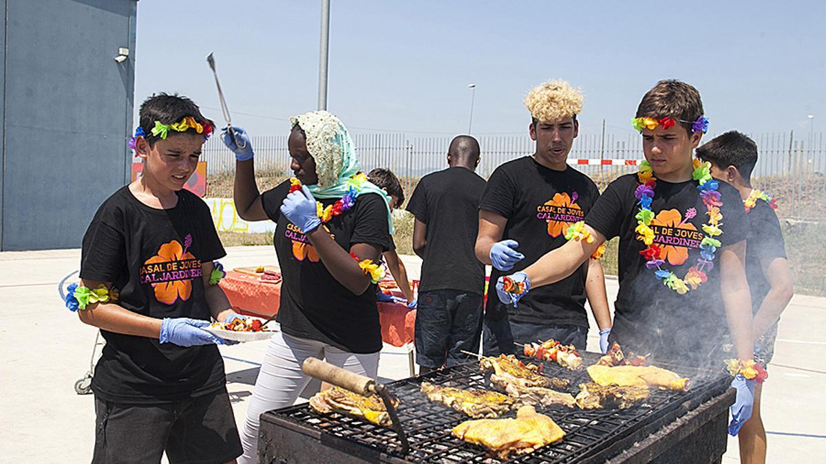 Fiesta de cierre de una edición anterior del Casal de Verano Joven