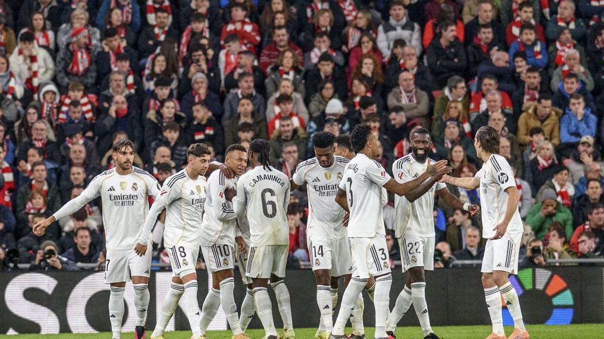 El Madrid se lleva el partido ante el Athletic