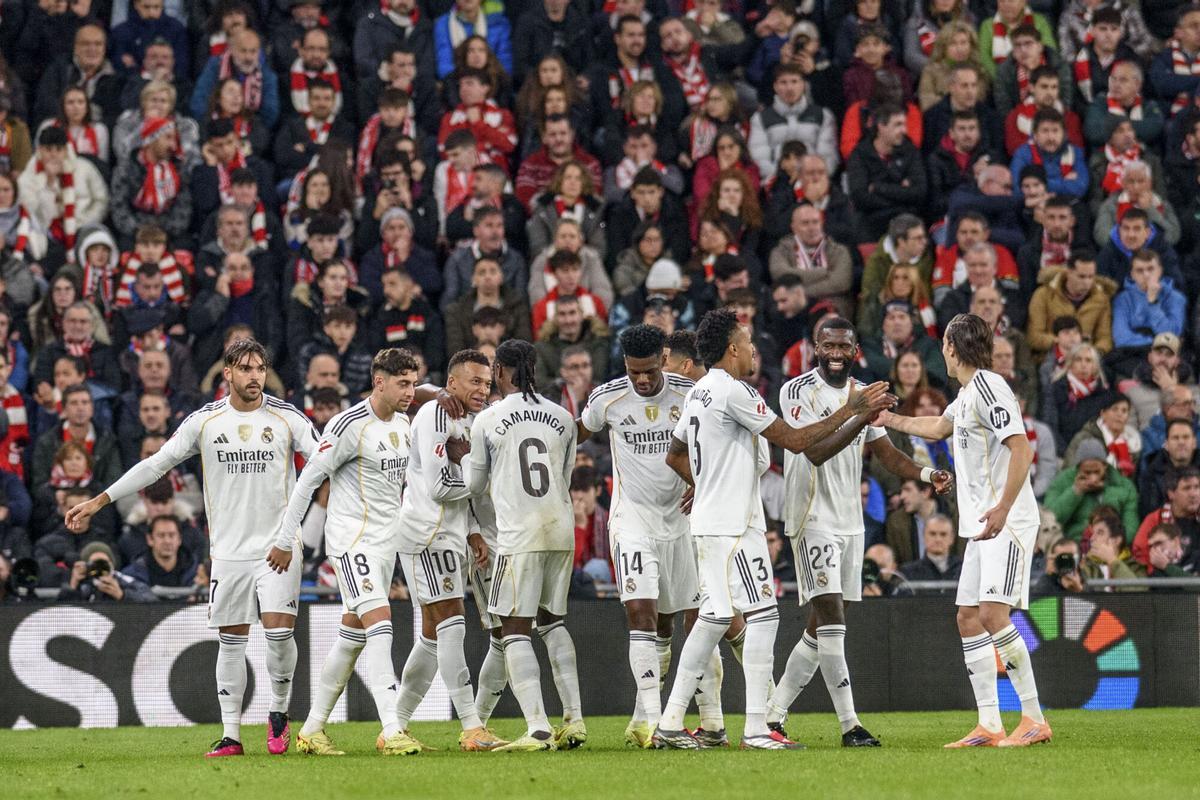 El Madrid se lleva el partido ante el Athletic