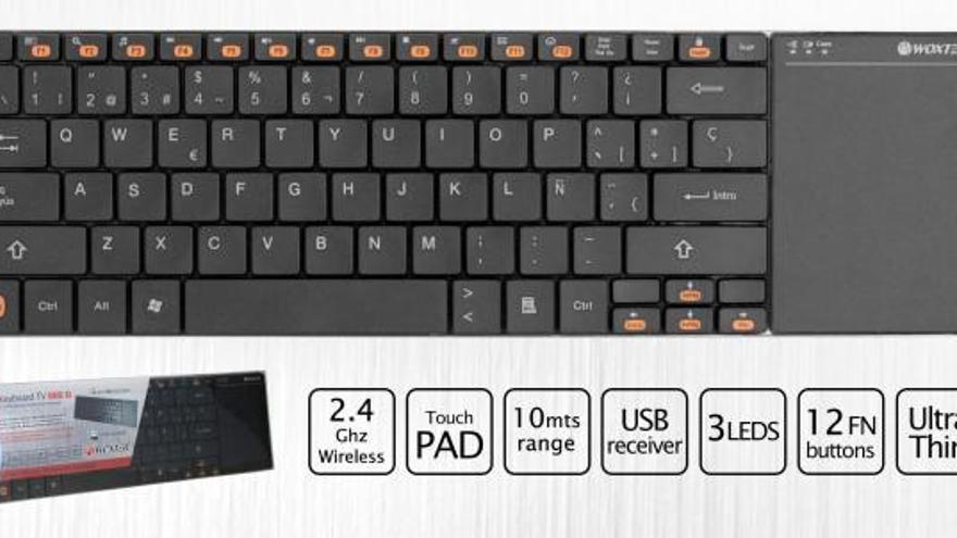 Los teclados inalámbricos Keyboard TV 900 de Woxter para no moverte del sofá