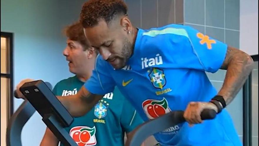Neymar se prepara para el Mundial