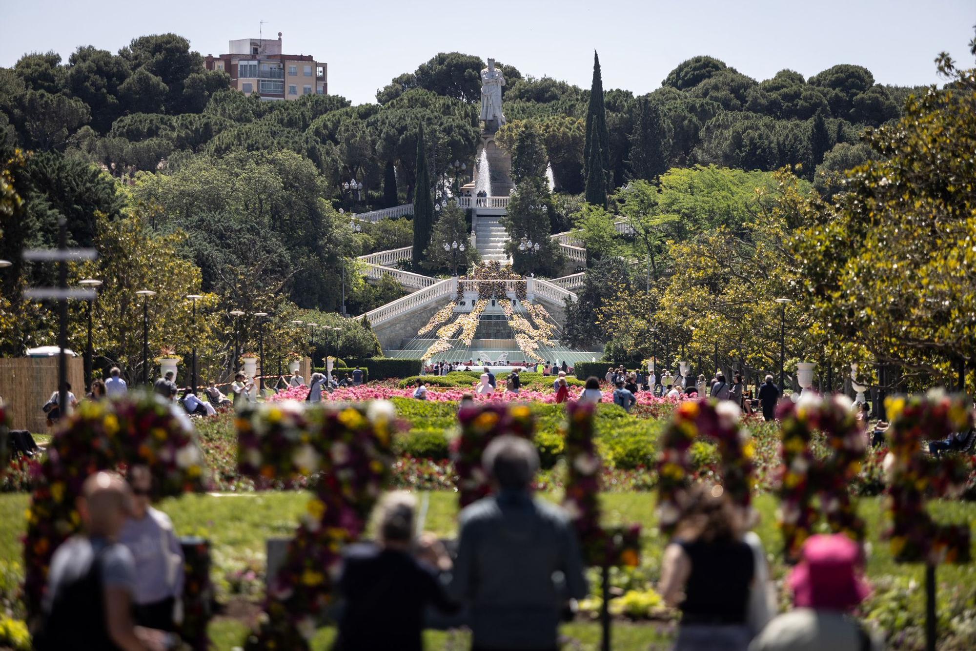 El festival Zaragoza Florece adorna el Parque José Antonio Labordeta hasta este domingo