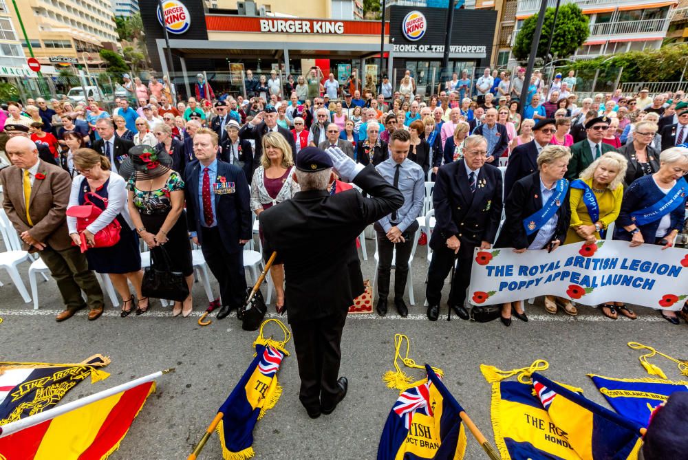 Los británicos celebran en Benidorm el Poppy Appeal