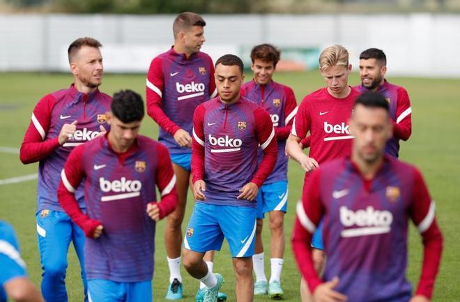 Las mejores imágenes del entrenamiento de hoy del Barça en Alemania