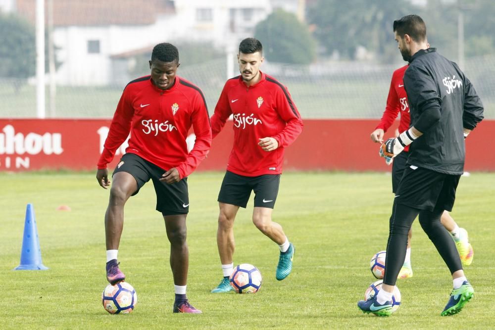 Entrenamiento del Sporting