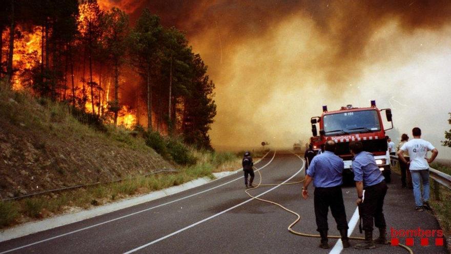 25 anys dels grans incendis que van cremar més de 45.000 hectàrees a Catalunya