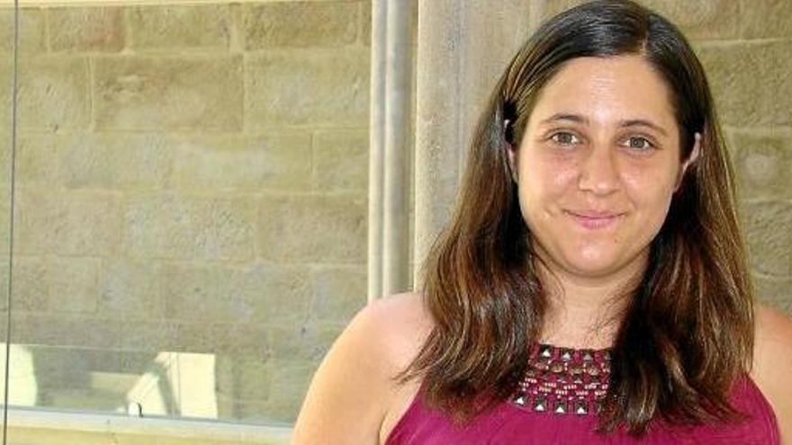 Sara Alarcón, presidenta del Consell Comarcal, ens que gestiona el SAT