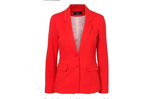 Chaqueta roja, de Vero Moda