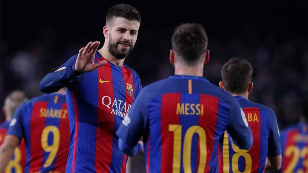 Piqué y Messi juegan juntos en el FC Barcelona desde la temporada 2008-09, la primera de Pep Guardiola como entrenador